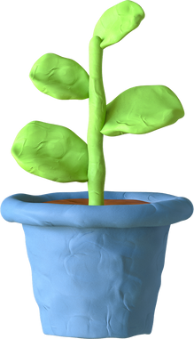 3D Buildable Classroom Growing Plant